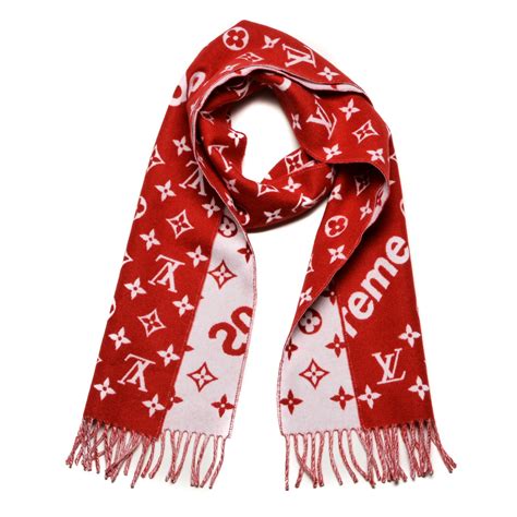 lv monogram scarf red|louis vuitton purse scarf.